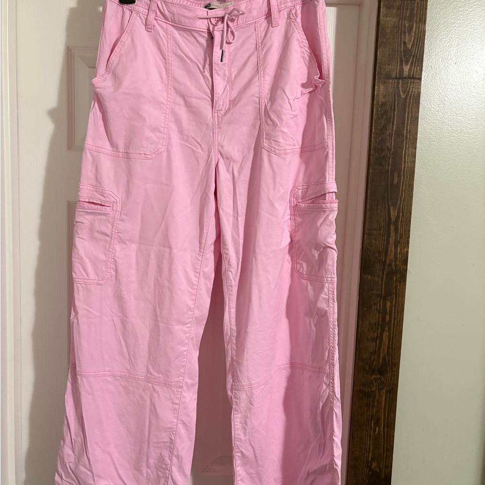 Pink Cargo Pants